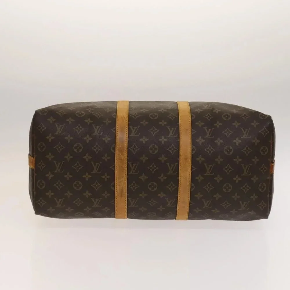 LOUIS VUITTON Monogram Keepall Bandouliere 50 Boston Bag M41416 LV Auth 136941 - Picture 7 of 16